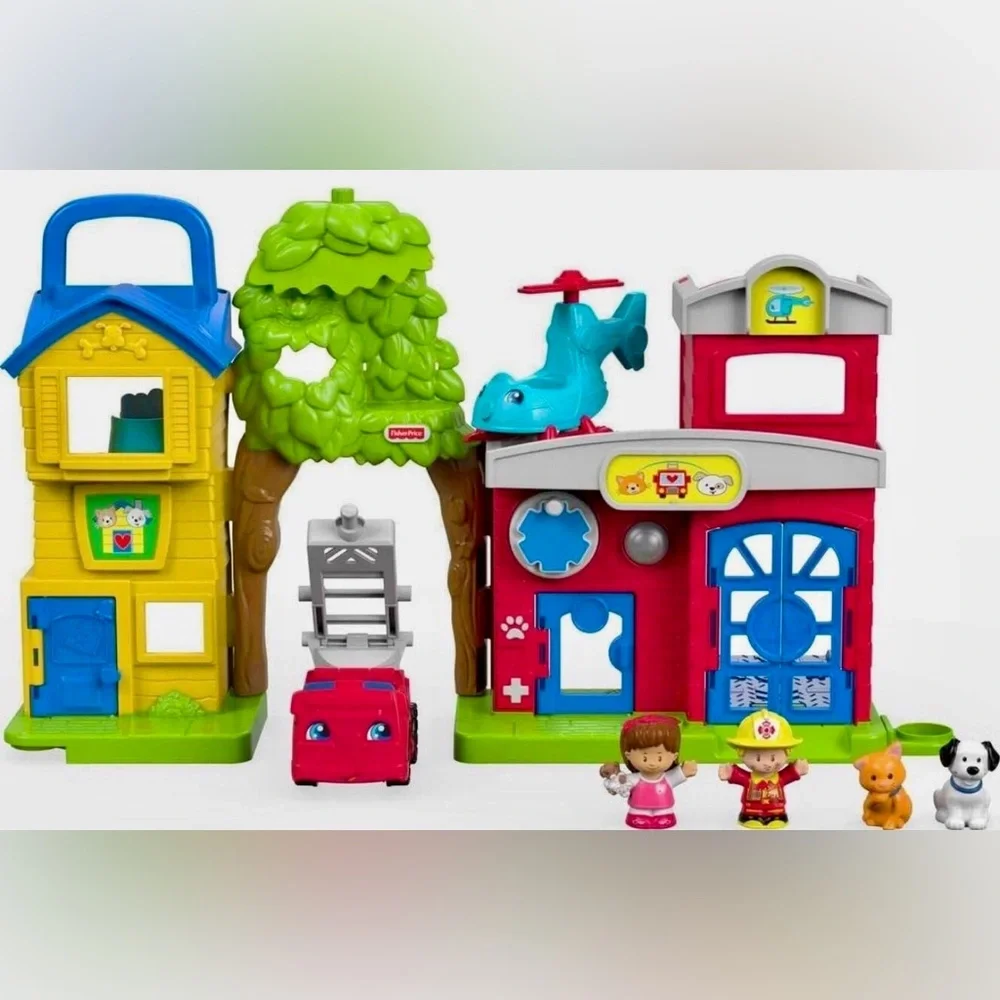 Vintage Fisher-Price Little People Animal Rescue Play Set NEW!! - Picture 3 of 7